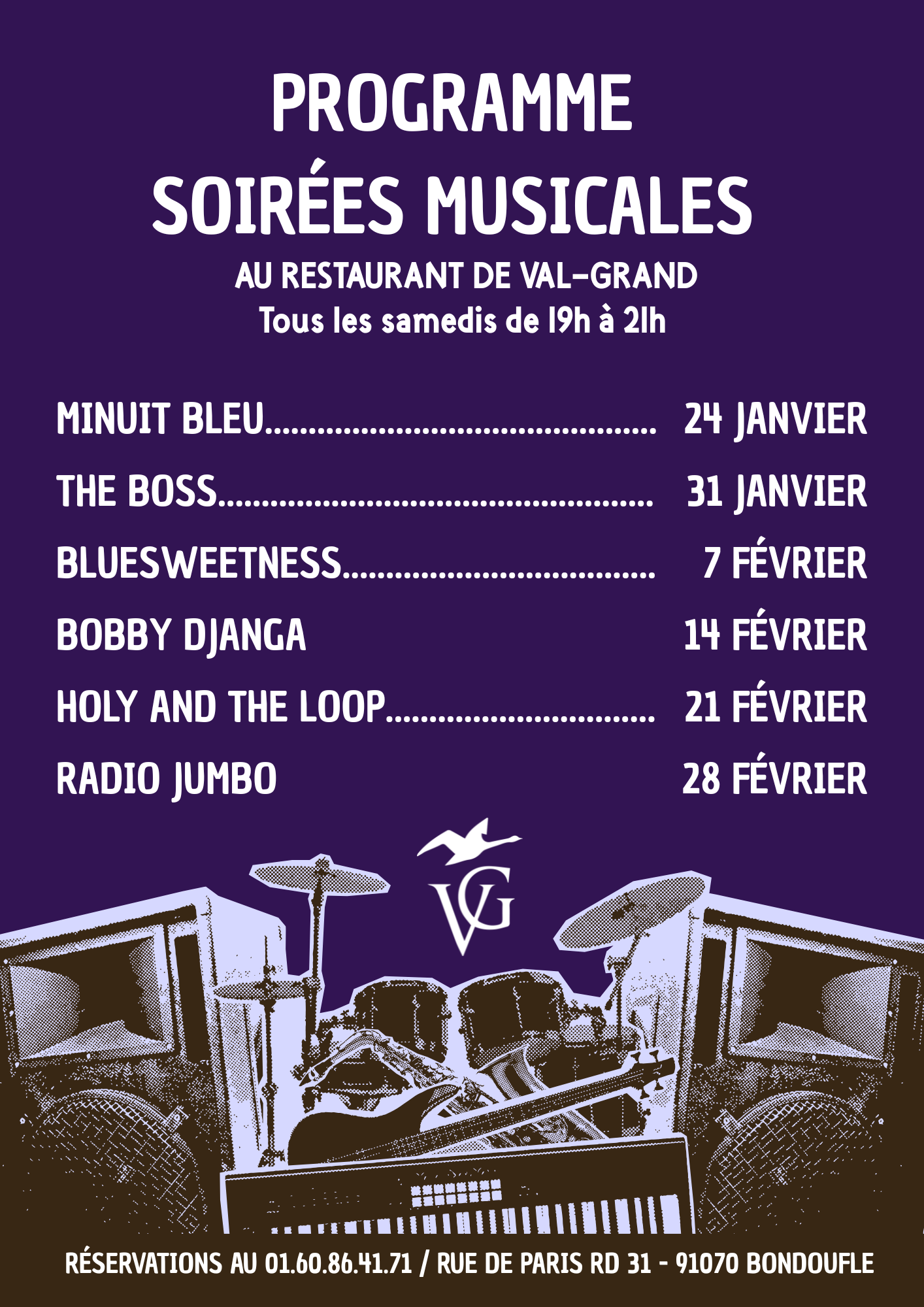 🎶 Soirées musicales – Le programme