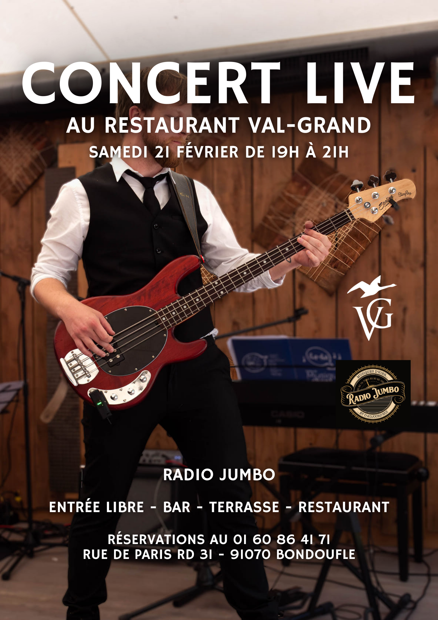 🎸 Concert Live – Samedi 21 février