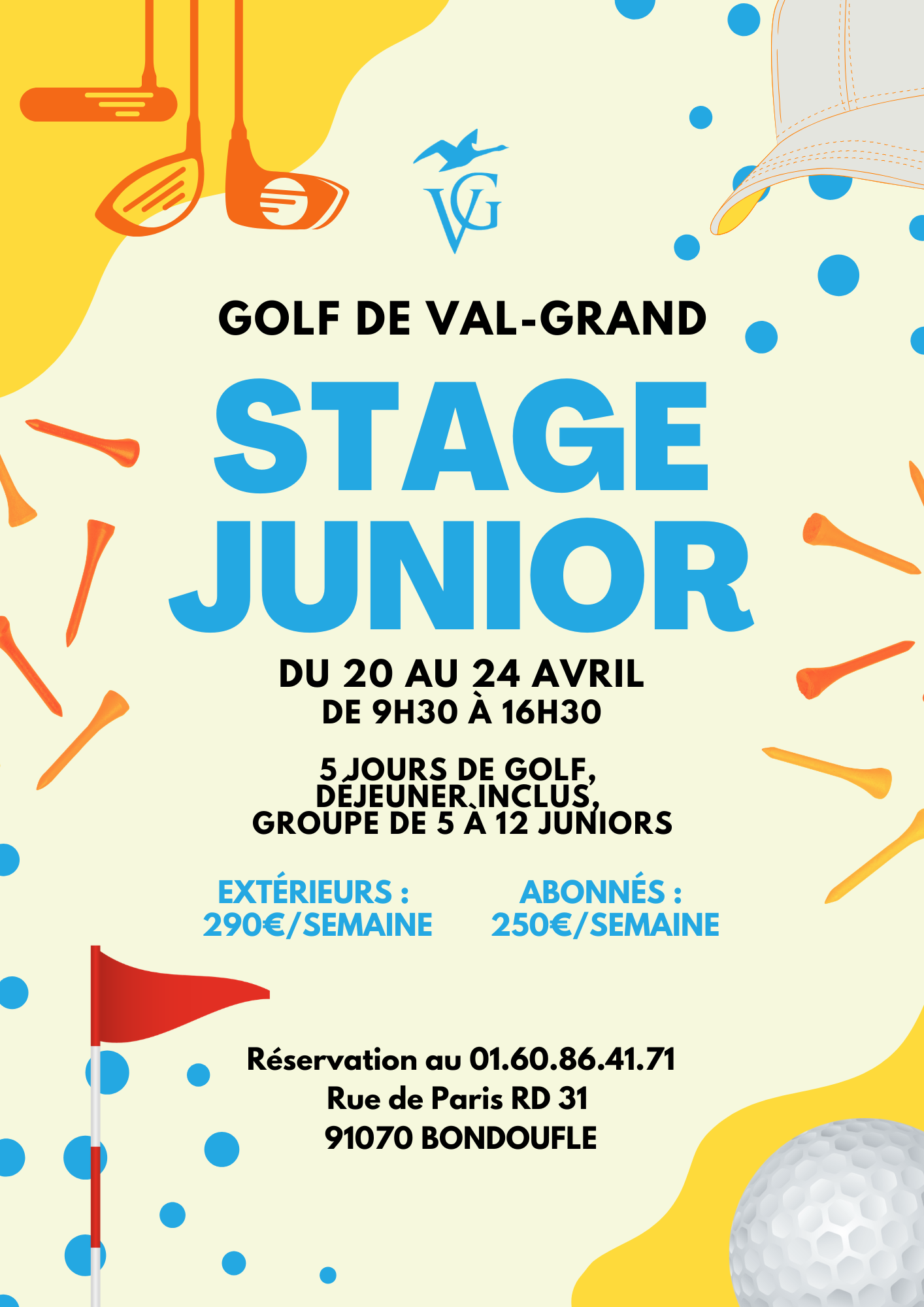 Stage Junior d'Avril