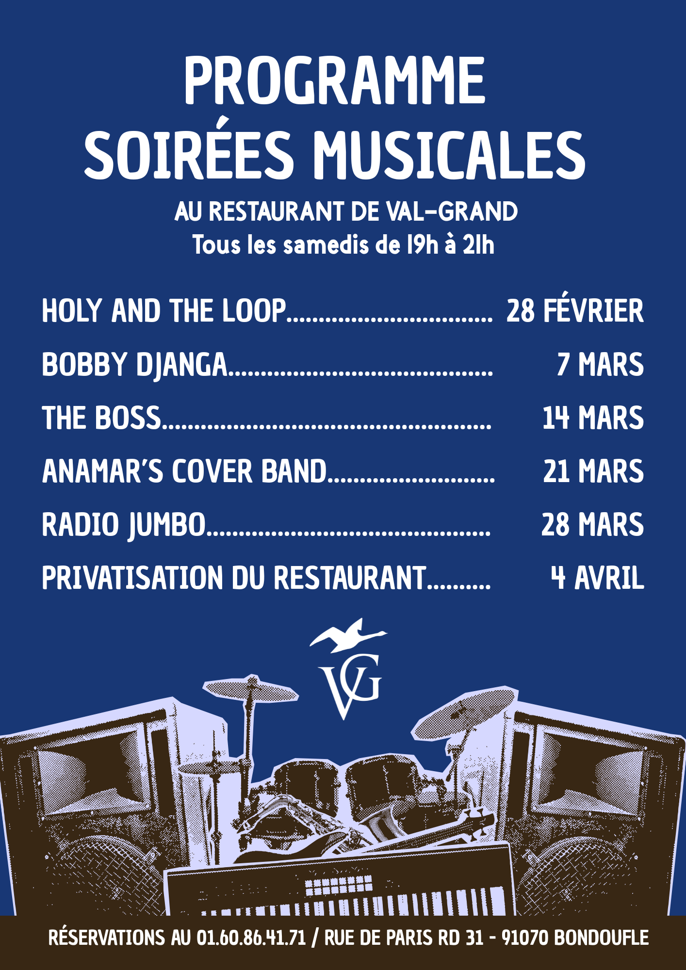 Nos soirées musicales 🎸 