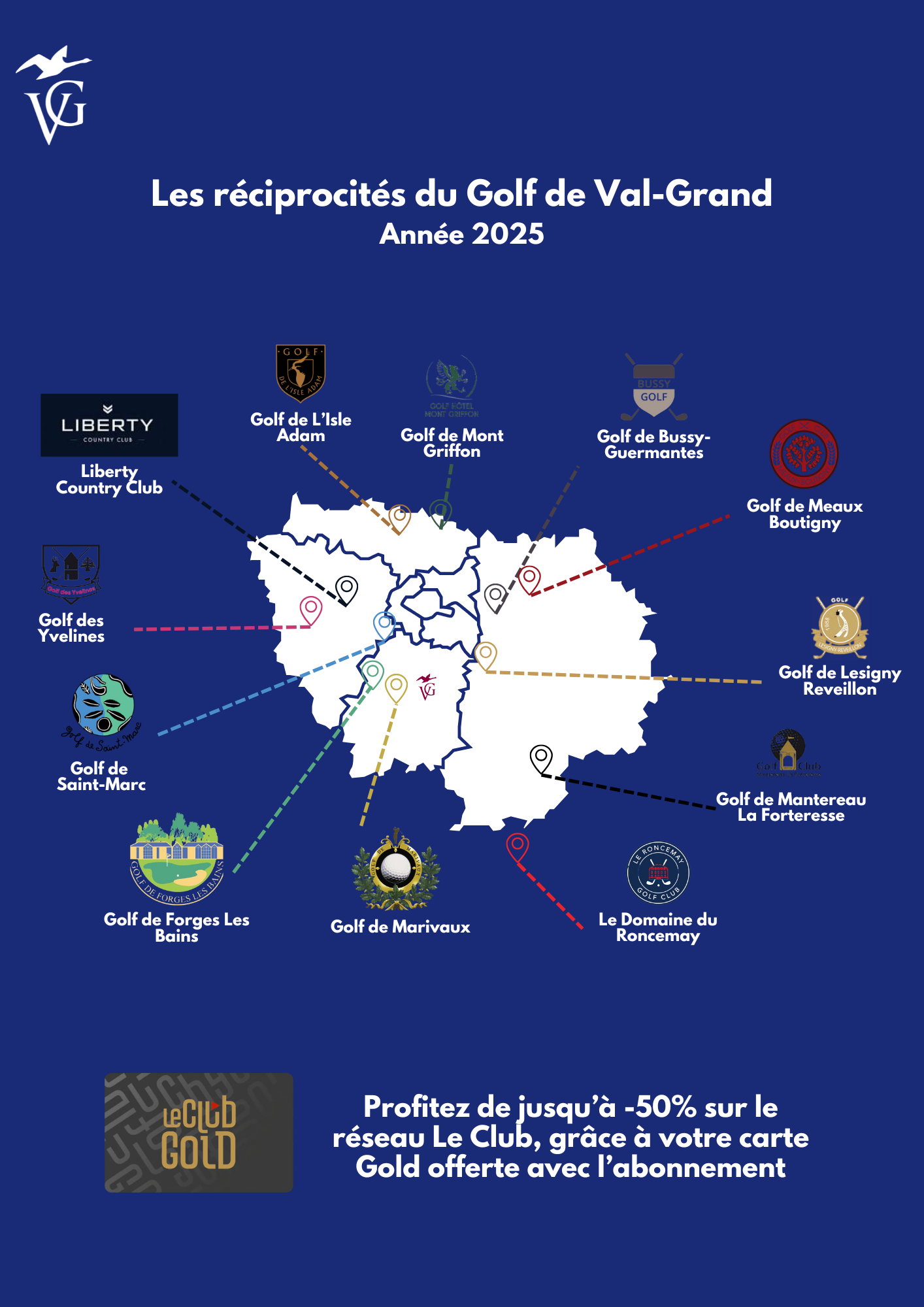 ⛳ Découvrez nos réciprocités exceptionnelles pour l'année 2025 !