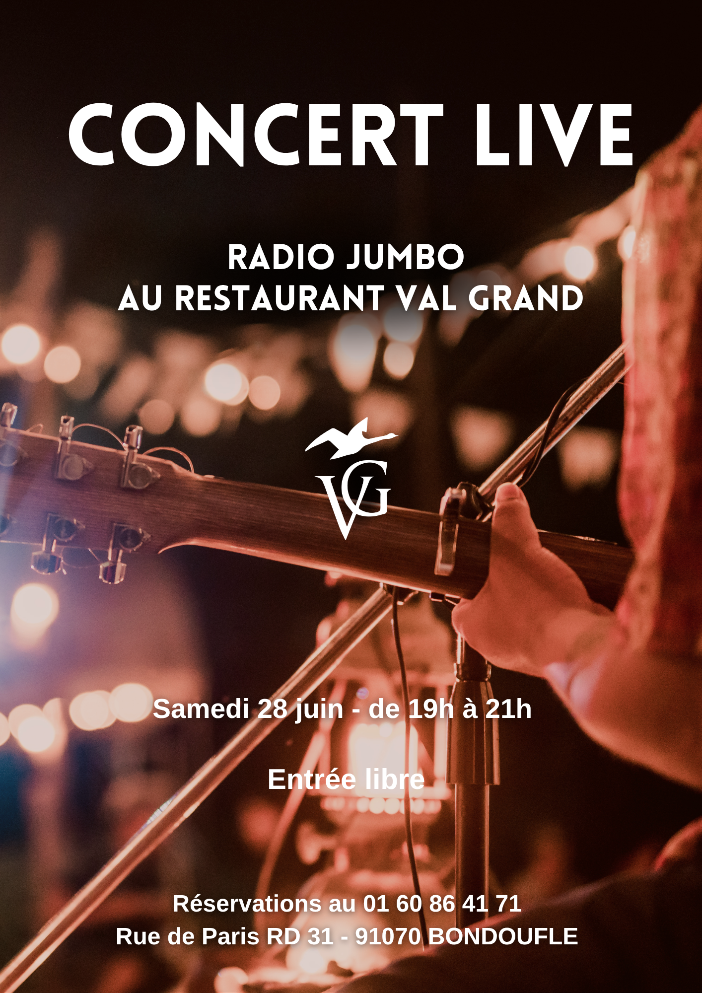 Concert live - Samedi 28 juin