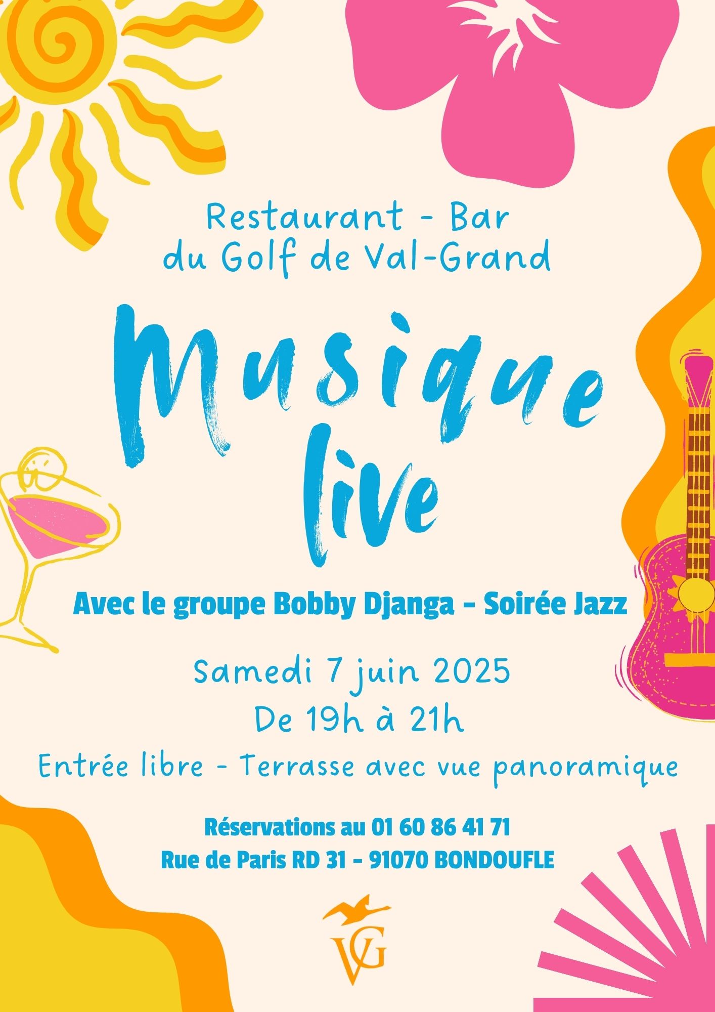 Soirée musicale au restaurant du Golf de Val-Grand 🎶