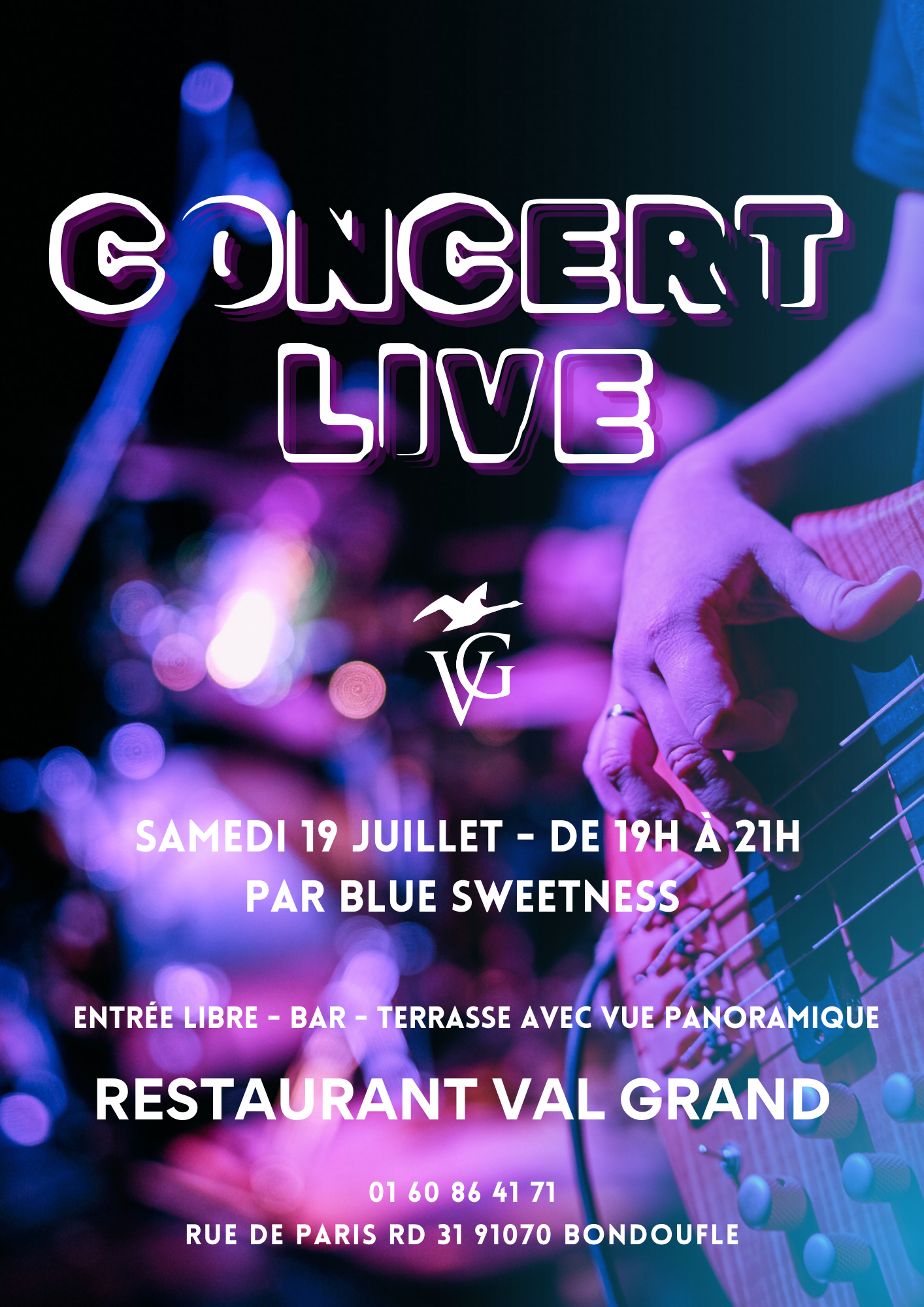 Concert live - Samedi 19 juillet